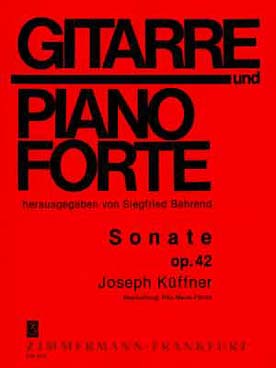 Illustration de Sonate op. 42 pour guitare et piano