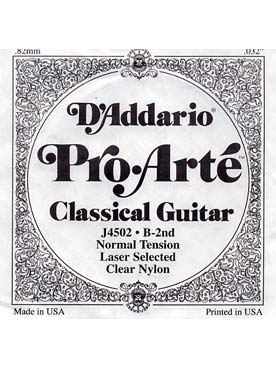 Illustration de CORDES D'ADDARIO J 45 (tirant normal) - 2e (si)