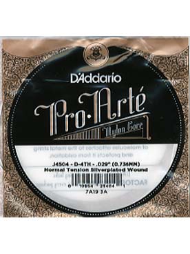Illustration de CORDES D'ADDARIO J 45 (tirant normal) - 4e (ré)