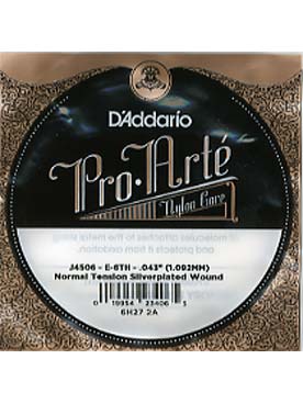 Illustration de CORDES D'ADDARIO J 45 (tirant normal) - 6e (mi grave)