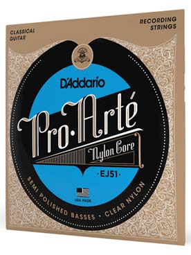 Illustration de CORDES D'ADDARIO J 51 Studio (basses semi-polies) Jeu complet