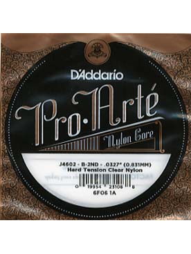 Illustration de CORDES D'ADDARIO J 46 (fort tirant) - 2e (si)  