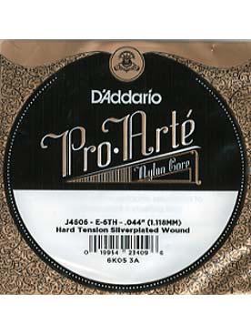 Illustration de CORDES D'ADDARIO J 46 (fort tirant) - 6e (mi grave)