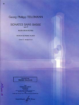 Illustration de 6 Sonates pour 2 flûtes sans basse - Vol. 2
