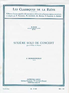 Illustration de 6e Solo de concert en fa op. 82 (tr. Moyse)