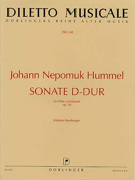 Illustration de Sonate op. 50 en ré M