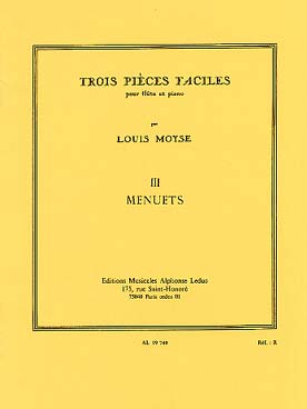 Illustration moyse pieces faciles (3) 3 : menuet