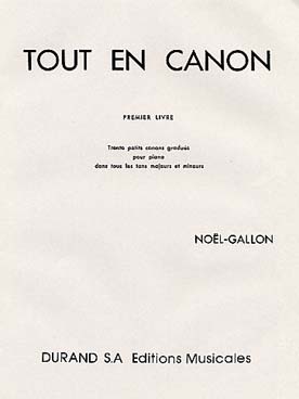Illustration de Tout en Canon, 30 canons majeurs et mineurs