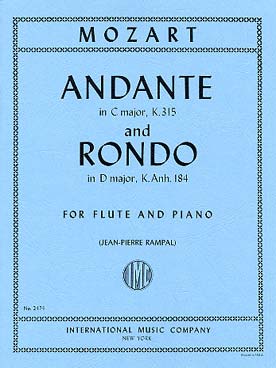 Illustration mozart andante ut maj et rondo re maj