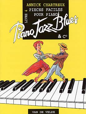 Illustration chartreux piano jazz, blues & co livre 4