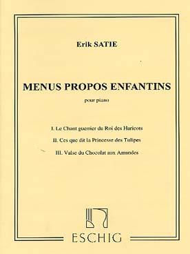 Illustration de Menus propos enfantins