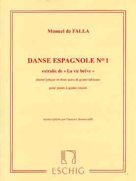 Illustration de Danses espagnoles de la Vie Brève : - N° 1 (tr. Samazeuilh)