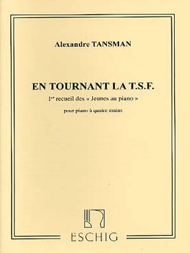 Illustration tansman jeunes au piano recueil 1