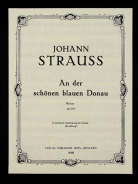 Illustration de Le Beau Danube bleu op. 314 - éd. Doblinger (tr. Streabbog)