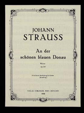 Illustration de Le Beau Danube bleu op. 314 - éd. Doblinger (tr. Streabbog)