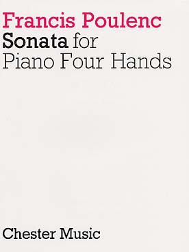 Illustration poulenc sonate (piano 4 mains)