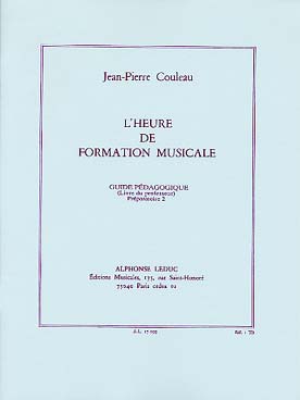 Illustration de L'Heure de formation musicale - P 2 : Livre du professeur
