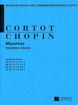 Illustration de Mazurkas (Cortot) Vol. 3 : op. 59, 63, 67, 68