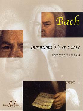 Illustration de Inventions à 2 et 3 voix BWV 772-801 - éd. Urtext Lemoine