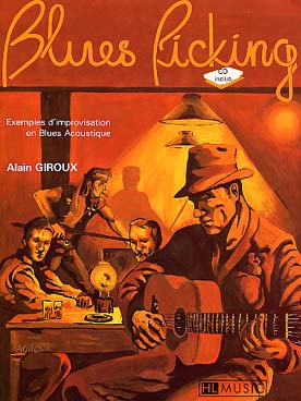 Illustration de Blues picking avec CD (solfège et tablature)