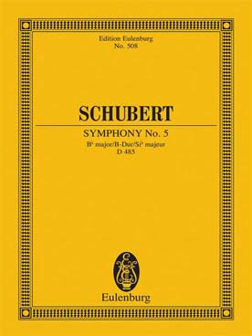Illustration de Symphonie N° 5 en si b M (D 485)