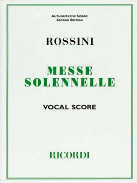 Illustration de Petite messe solennelle pour soli SATB, chœur, harmonium et piano (anglais/ latin)