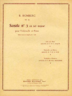 Illustration de Sonate op. 43 N° 3 en sol M