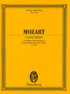 Illustration de Concerto pour cor N° 3 K 447 en mi b M