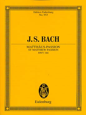Illustration de Passion selon St Matthieu BWV 244