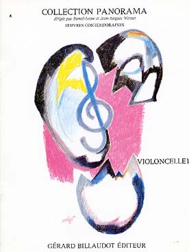 Illustration de PANORAMA (coll. d'œuvres contemporaines) - Violoncelle 1 : Murgier, Tchaïkovsky, Gallois-Montbrun, Abbott, Grosgurin