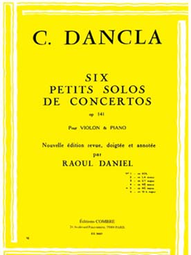 Illustration de 6 Petits solos de concertos op. 141 - N° 5 en ré M