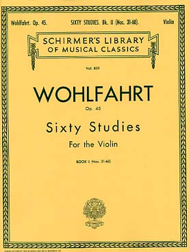 Illustration de 60 Études op. 45 - Vol. 2 : éd. Shirmer