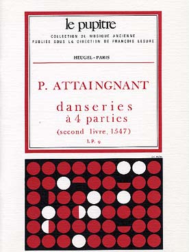 Illustration attaignant danseries a 4 parties