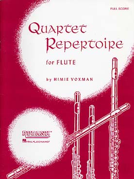 Illustration de Quartet repertoire - Partie flûte 1