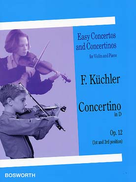 Illustration de Concertino op. 12 en ré M, 1re à 3e pos.