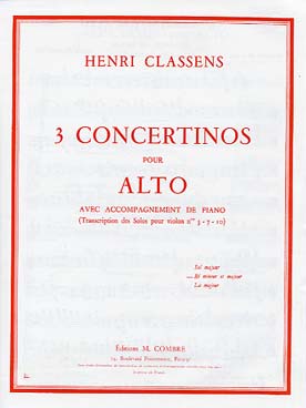 Illustration de Concertino N° 2 en ré m - ré M