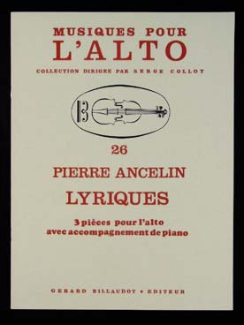 Illustration de Lyriques, 3 pièces