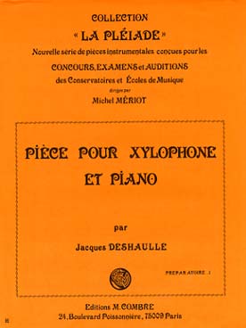 Illustration de Pièce pour xylophone et piano