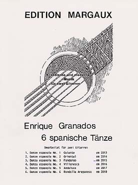 Illustration granados danza espanola n° 3 : fandango