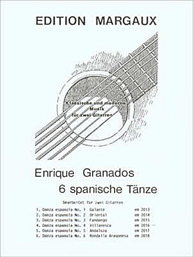 Illustration granados danza espanola n° 4: villanesca