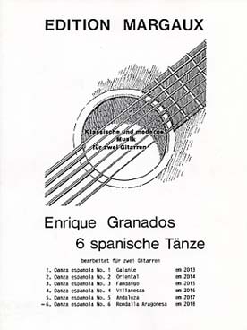 Illustration de Danse espagnole N° 6 : Rondalla aragonesa (tr. Fey)