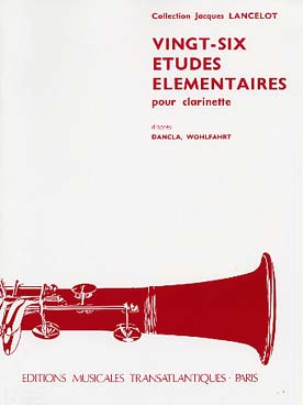 Illustration de 26 Études élémentaires d'après Dancla, Wohlfahrt