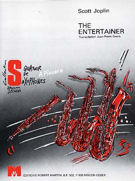 Illustration de The Entertainer (tr. J. P. Caens pour quatuor de saxophones)