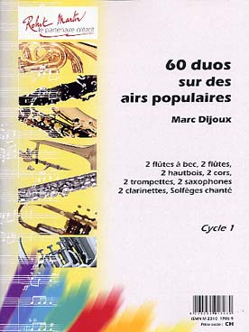 Illustration dijoux duos (60) sur des airs populaires