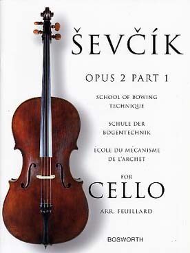 Illustration sevcik op. 2 ecole archet vol. 1 cello