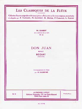 Illustration mozart don juan menuet