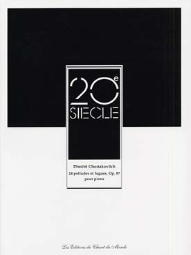 Illustration de 24 préludes et fugues op. 87, intégrale grand format 25 x 36