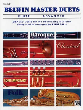 Illustration belwin master duets advanced v. 1 flute