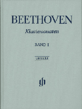 Illustration beethoven sonates (hn) vol. 1 relie