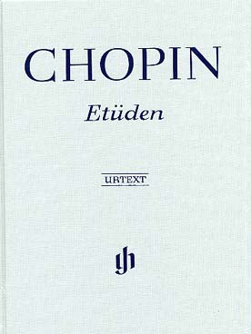 Illustration de Études, édition intégrale Henle reliée (12 études op. 10 - 12 études op. 25 - 3 études sans N° d'opus)